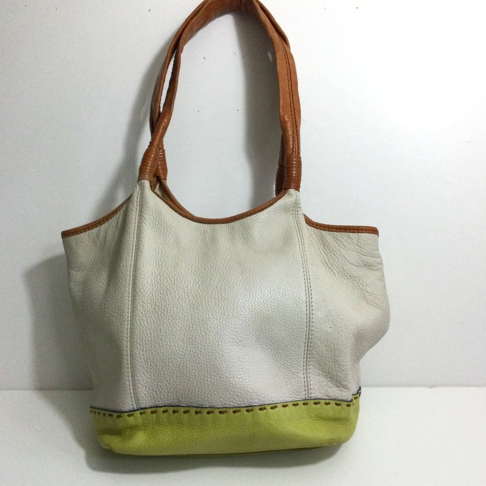 The Sak Pebbled Leather Tri Color Tote